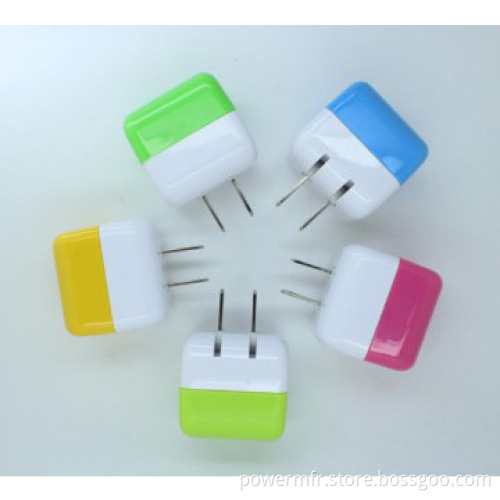 U.S Portable mechanism wall charger for iPhone Samsung Galaxy plug